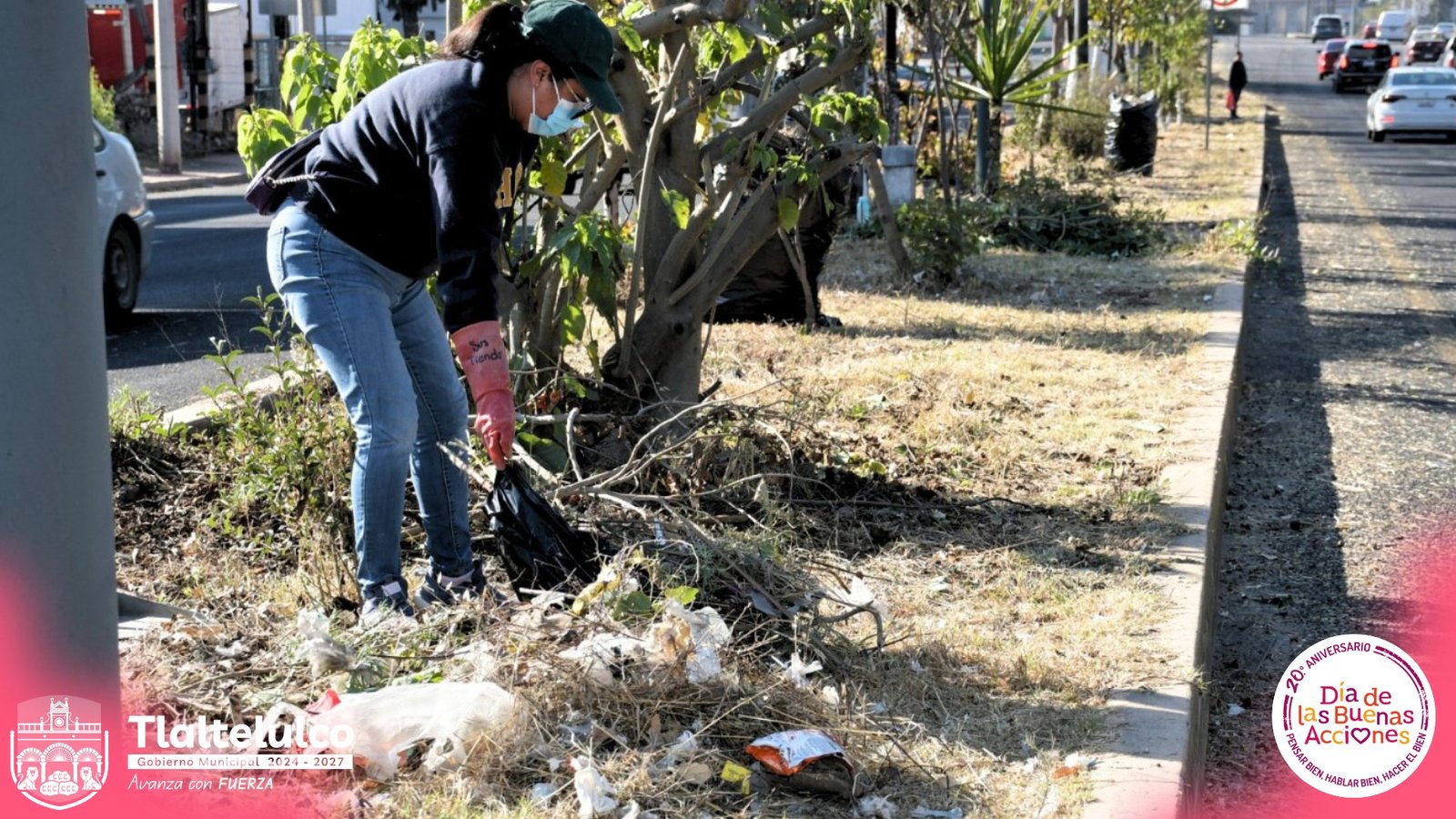 Realizan jornadas intensivas de limpieza en el camellón de la Vía Corta